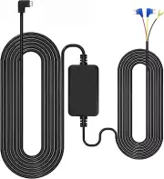 Dash Cam Hardwire Kit, GKU Type C USB Mini(Ats) Hard Wire Car Camera Charger Cab