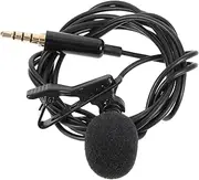 GLSTOY Clip on Microphone for Smartphone Lapel Mic Replacement Recording Mic for Pc Laptop Camera Material Long Cable