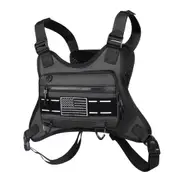 Breathable Sports Chest Bag Water Reflective Front Running Vest Bag for Men