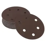 Sandpaper Round 125x125mm 2000 Grit 20 Pcs Red Hook & Loop Sanding Sheets