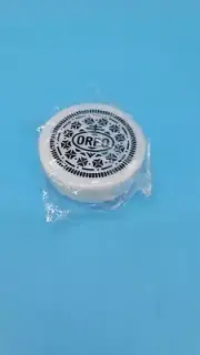 White Oreo Cookie Novelty Collapsible Cup Zagwear Travel Pop Up