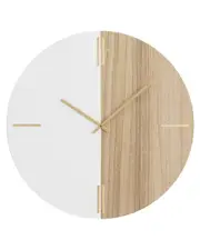CosmoLiving by Cosmopolitan Wood Clock
