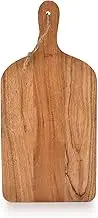 Samhita Acacia Wood Paddle Chopping Boards with handle for Kitchen, Cheese, and Food Serving Tray, Charcuterie Boards (15'' x 7'' x 0.65'')