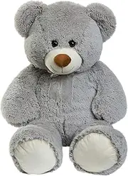 HollyHOME Teddy Bear Plush Giant Teddy Bears Stuffed Animals Teddy Bear Love 36 inch Grey