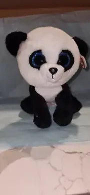 Ty Classic 9" MING the Panda Bear Stuffed Animal Plush Toy Retired Buddy New