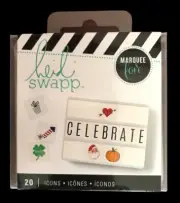 Heidi Swapp Lightbox Icon Inserts 20 Piece for Marquee Irish Clover Paper Craft