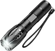 1/2/3 Pack ​LED Torch,Super Bright Flashlight,5 Modes Adjustable Focus, Waterproof Lightweight Mini Handheld Torch for Camping, Home, Emergency, Hiking, Outdoor (1 Pack)