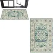 Vintage Design Runner Area Rug Doormat Allover Boho Machine Washable Mat