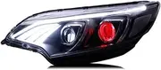 Car LED Headlight Auto Head Lamp Reverse Brake Fog Front Lights DRL Plug And Play IP67 2pcs/Set Compatible With Fit 2014-2020