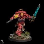 Primaris Lieutenant Tolmeron painted figure Warhammer 40k Pre-Sale | Art