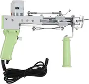 Jectse Rug Tufting Machine Starter Kit, 2 in 1 Carpet Weaving Machine Flexibility Cut Pile Loop Pile with Auxiliary Handle for DIY Craft (AU Plug)