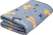 Absorbent Bed Pads | Bed Protector Mat | Washable Mattress Bed Pad Cover | Reusable Waterproof Sheet Protector Heavy Absorbency Bed Pad for Kids, Elderly, Adults and Pets