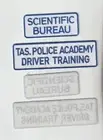Tasmania Scientific Bureau & Driver Training obsolete remake patch pair