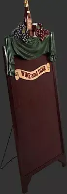 MENU BOARD WINE and DINE