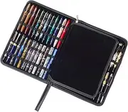 Fountain Pen Case PU Leathe, Rollerball Pen Display Holder Bag