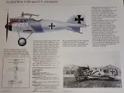 Albatros D Airplane Picture Out of Print Article Spec Sheet Wall Art Decor
