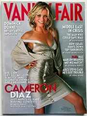 CAMERON DIAZ January 2003 VANITY FAIR Magazine BERNARD-HENRI LEVY / STEVE CASE