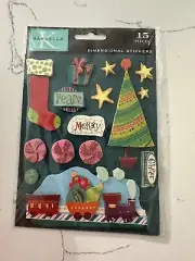 Marcella by Kay Wonderland Dimensional 15 Stickers Train Stars Present Crafts