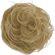 PRETTYSHOP 100% HUMAN HAIR Scrunchie Hairpiece Hairthickening Ponytail Hairband Hair Accessories Honey Blonde H312j