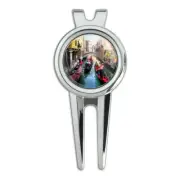 Venice Italy Gondolas Canals Golf Divot Repair Tool and Ball Marker