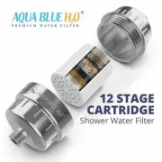 AQUA BLUE H20 CARBON BLOCK WITH KDF SEDIMENT - LAST 6 MONTH SHOWER FILTER