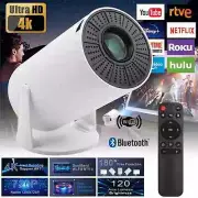 Mini Projector 10000 Lumen LED 4K 1080P Bluetooth UHD Portable Home Theater