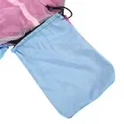 (Light Blue And Pink Pink Mesh)Single Double Camping Hammock With Mosquito DM