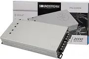 Soundstream Picasso Nano PN2.2000DX, Compact 2Ch Car Stereo Amplifier, 2000W Peak Power Voice or Sub Amp, 2 Channel Stereo Amp for Speakers or Subwoofers