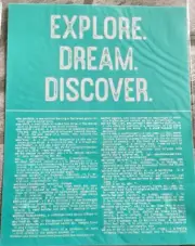New Size B EXPLORE Chalk Couture Stencil Transfer Reusable DIY Signs-Retired