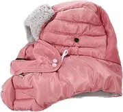[TEMPNAP] Thermal Hat Suit Cooling Hat Ski Masks Ski Mask for Men Cap Black Ski Mask Hats Snow Hat Bucket Hat Ski Helmet Warm Hat Freeze-Proof Hat Windproof Headgear Pink Cotton