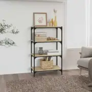 Book Cabinet Sonoma Oak 60X33X100 Cm Engineered Wood And Steel