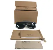 Burberry Sunglasses B4397-U 3001/87 Micah XL Black Frames with Dark Grey Lenses