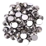 Ss20 1440p Round Jet Hermatite Flat Back Loose Crystal Glass Diamante Hot Fix
