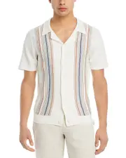 Rails Silas Knit Regular Fit Button Down Camp Shirt