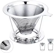 Pour Over Coffee Maker,Coffee Filter,Slow Drip Paperless Stainless Steel...