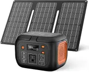 Portable Power Station 97Wh & 30W Solar Panel Kit - Compact, Fast-Charging!