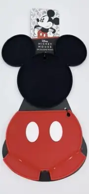 Disney Mickey Mouse 2pk Silicone Trivets Set - Mickey Ears and Pant Set - New