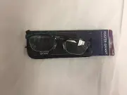 NEW Foster Grant Black Reading Glasses +1.25 Strength