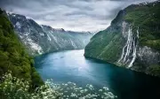 FJORDS OF NORWAY GLOSSY POSTER PICTURE PHOTO norwegian canyon mountain 2185