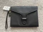 NWT Coach|| Courier Wristlet, Vintage Remake In Black.