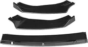 Front Bumper Splitter Lip Compatible for VW Golf 7 Facelift MK7.5 R GTI GTD GTE R-line 2014-2019 MAX Style Car Spoiler Diffuser Guard Cover(Carbon Look)