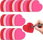 BBTO 720 Sheets Heart Shaped Sticky Notes Sticky Memo Funny Self Stick 3 x 3 Inch Colorful Cute Note Pads Removable Easy to Post for Office Home Business Women(Cute Colors)