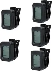 5pcs Guitar Tuner Clip on Guitars Bass Guitar Folk Guitar Tuner Bass Ukulele Electrc Guitar Ukelele Tuner Practical Electronic Tuner Instrument Tuner Bass Tuning Tool Black Plastic ibasenice