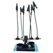 Airbrush & Spray Gun PARTS HOLDER CLIP STAND Holds Model Hobby Auto Paint Booth