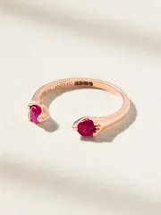 [Anita Ko] Anita Ko - 18-karat Rose Gold Ruby Ring - 6 1/2 6 1/2 Gold