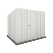 Absco Sheds 2.26 x 1.52 x 1.8m Surfmist Space Saver Reverse Skillion Shed