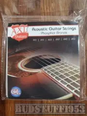 AXL PHOSPHOR BRONZE ACOUSTIC GUITAR STRINGS - CLASSIC LIGHT