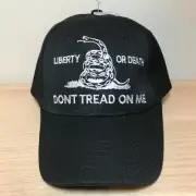Don't tread on me Liberty or Death Hat Cap Black BUY 1 GET 1 FREE MASK
