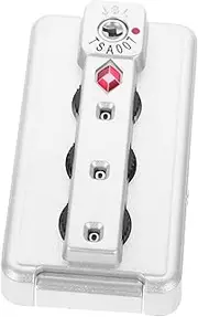 Holibanna Travel Password Lock Approved Cable Luggage Locks Silver Digital Padlock Padlock