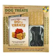 Make Your Own Organic Dog Treats Book & Kit With Bone-Shaped Cookie Cutters